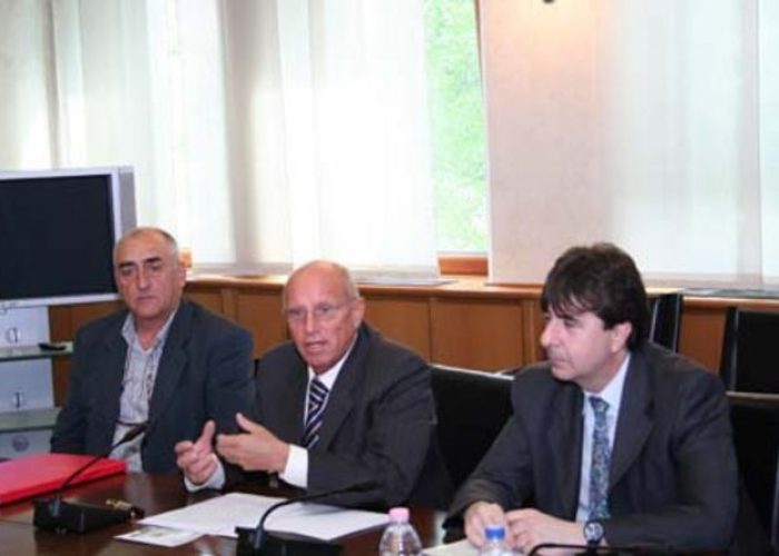 Un momento della conferenza stampa di presentazione