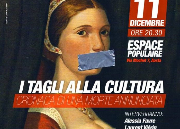 Incontro "I tagli alla cultura. Cronaca di una morte annunciata