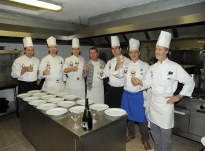 I cuochi partecipanti al Gala di fine anno
