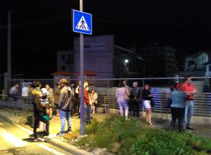 Incendio in Viale Partigiani