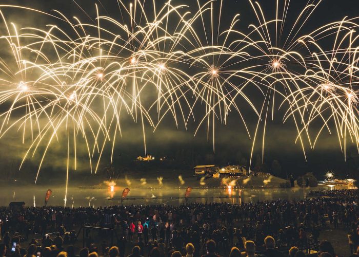 Fuochi d'artificio Cva a Brusson