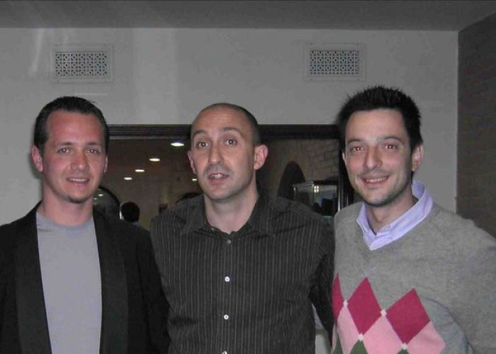 da dx Cerlogne Jean Baptiste, Borrello Stefano, Girasole Luca