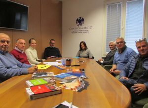 Da sx Giuseppe Sagaria, Corrado Scarpa, Tania Chunyaeva, Luca Tonino, Gabriella Morelli, Pericle Calgaro, Luca Ghiorzi ed Ermanno Bonomi