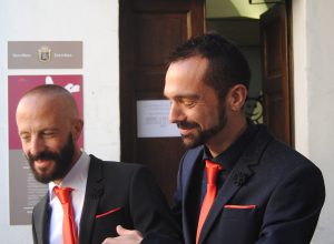 David Angelini e Giancarlo Giambrone, prima Unione civile ad Aosta