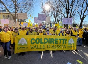 La delegazione di Coldiretti Valle d'Aosta a Parma