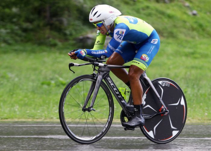 Diego Ochoa - Vincitore del prologo del 51° Giro della Valle d'Aosta