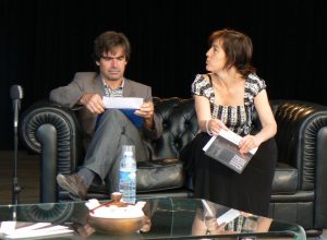 I sindaci di Chamonix e di Courmayeur Eric Fournier e Fabrizia Derriard