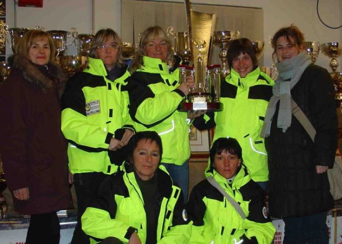 Le volontarie presenti a Pinzolo