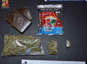 La droga sequestrata a Villella