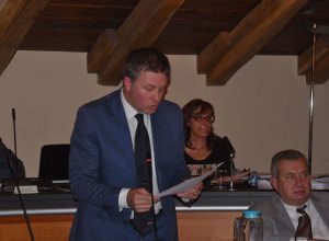 Il Sindaco Fulvio Centoz ed il Segretario reggente Annamaria Tambini