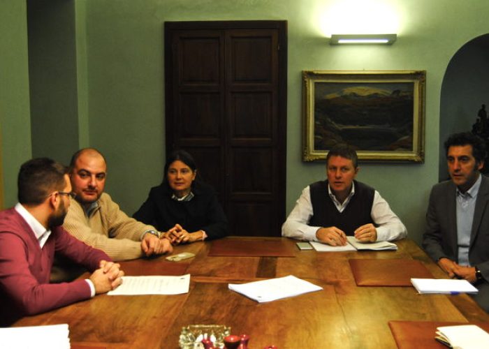 La conferenza stampa di Giunta comunale