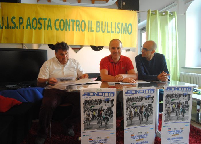 La conferenza stampa del'Uisp di presentazione di Bicincittà 2017