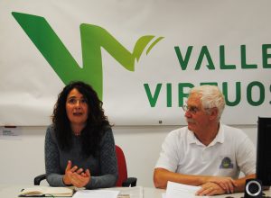 Valle Virtuosa, da sx Jeanne Cheillon e Paolo Meneghini