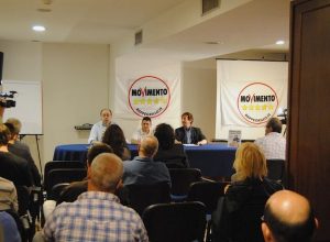 Da sx Cognetta, Della Valle, Ferrero - M5S