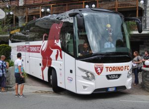 L'arrivo del Torino FC a Châtillon