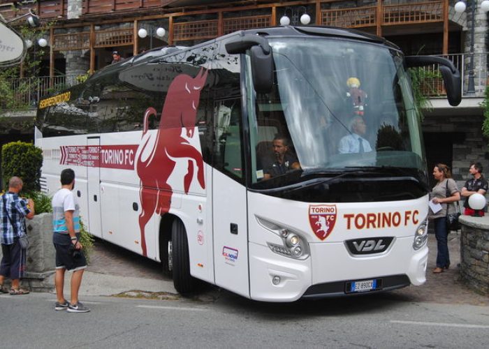 L'arrivo del Torino FC a Châtillon