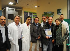 Il sit-in al Parini dei Sindacati medici