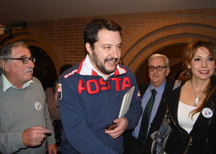 Ferrero, Salvini, Borghezio e Spelgatti