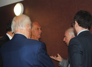 Rollandin e Perron in dialogo con l'avvocato Angeletti