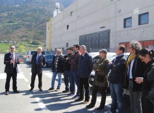 La II Commissione consiliare di Aosta in visita alla Centrale Telcha