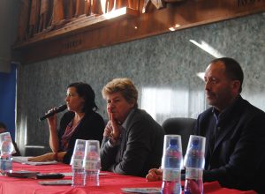 Da sx Katya Foletto, Susanna Camusso e Domenico Falcomatà