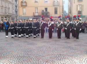 La manifestazione in Piazza Chanoux