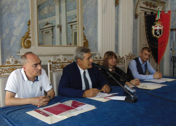 Da sx Filippo Torre, Antonio Fosson, Antonella Marcoz e Philippe Bich