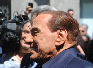 Silvio Berlusconi ad Aosta.