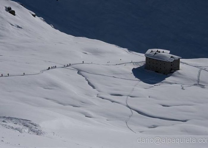 Il rifugio Arp in Val d'Ayas