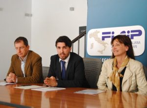 L'Osservatorio Fiaip. Da sinistra Nale, il Presidente Aresu e Diemoz
