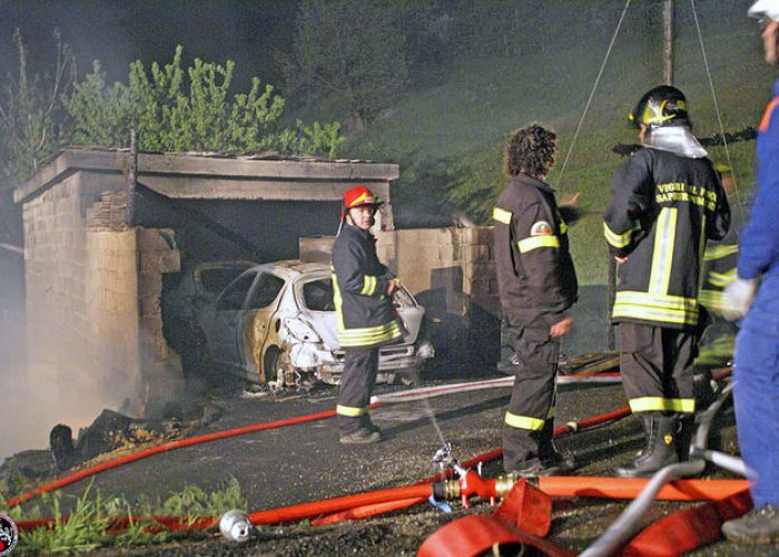 L'incendio a Villeneuve