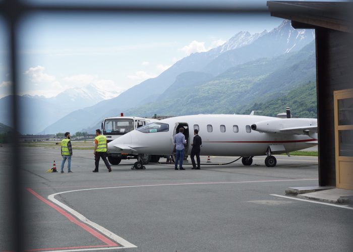 Immagine di archivio - Avda volo Aosta - Olbia