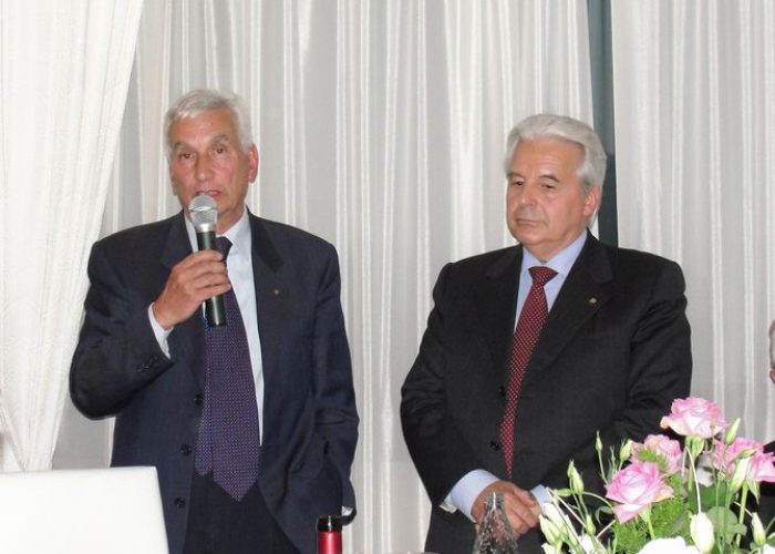 Michele Tropiano (Fondazione Comunitaria) e Alessandro Pastorini (Rotary International)