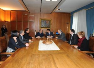 Firma accordo Demanio-Regione