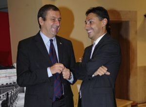 L'assessore Viérin con il ministro Profumo