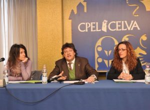Presentazione di Musicastelle: da sx Morelli, Marguerettaz e Detti