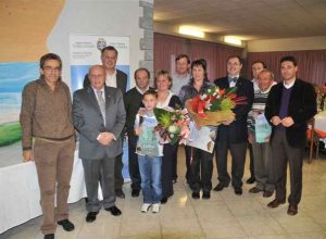La premiazione finale del Concorso Fontina d'alpage 2009