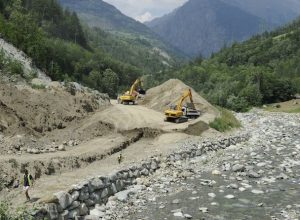 I lavori della variante di Valpelline