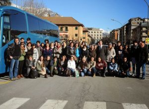La partenza dei 36 ragazzi per il Treno della Memoria