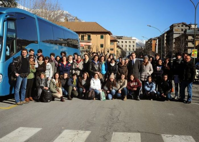 La partenza dei 36 ragazzi per il Treno della Memoria