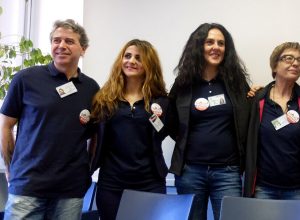 Gli animatori sociali: Guido Cortivo, Aida Ndoja, Nathalie Brulard, Milena Veysendaz