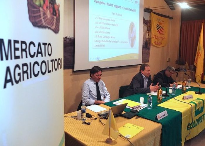 Presentazione del progetto "Botteghe" di Coldiretti
