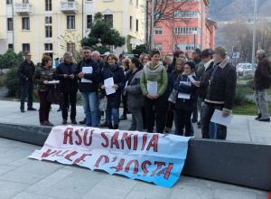 Protesta operatori Pronto soccorso e 118