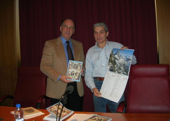 Presentazione del Messager valdotain Augusto Rollandin e Luigi Calderola