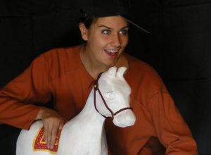 Stefania Ventura in  “La storia di un cavallo di legno”