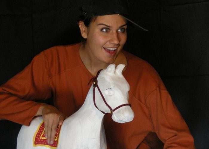 Stefania Ventura in  “La storia di un cavallo di legno”