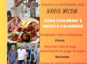 Osteria del Bocciodromo serata Calabria