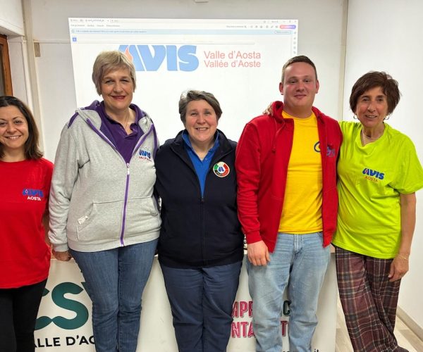 Il nuovo Esecutivo dell'Avs Valle d'Aosta con la neo presidente Irma Moro
