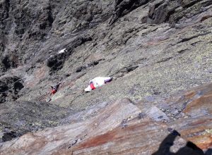 Cresta Brouillard incidente parapendio