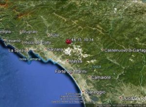 Terremoto tra Lucca e Massa